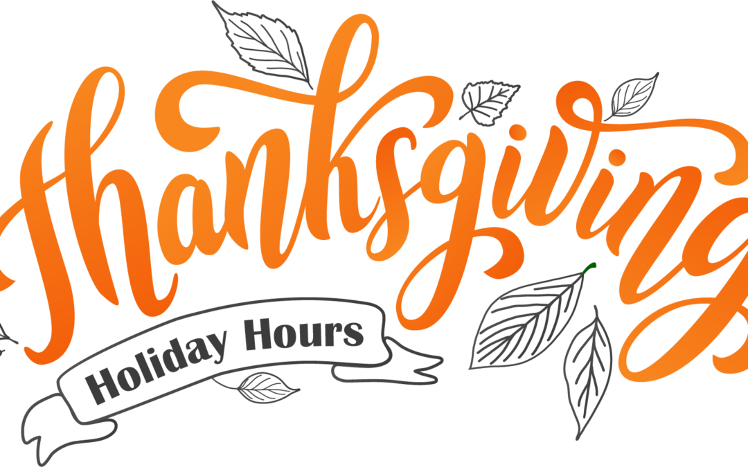 D2D Thanksgiving 2024 Holiday Hours